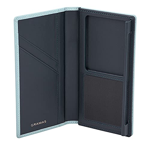 GRAMAS 汎用手帳型ケース Rサイズ 本革 ブラック Amazon.co.jp: 【GRAMAS】